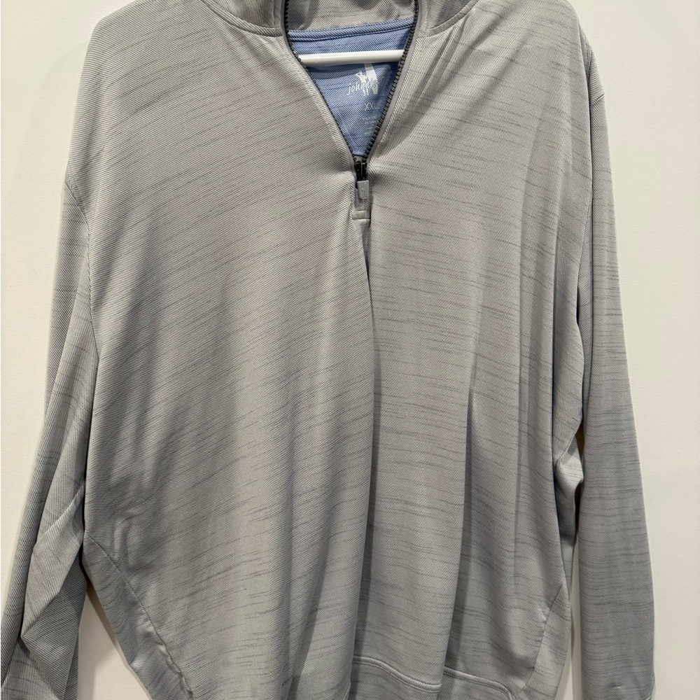 Gray Quarter-Zip Pullover